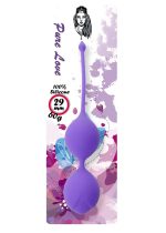 Silicone Kegel Balls 29mm 60g Purple - B - Series - obrazek 2