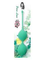Silicone Kegel Balls 36mm 90g Green - B - Series - obrazek 2