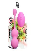 Vibrating Kegel Balls 32mm 80g Pink 10 function USB Remote Control - B - Series - obrazek 3