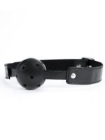 Black Breathable Ball Gag - obrazek 2