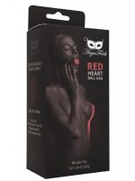 Red Heart Ball Gag - obrazek 2