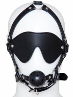 Eye Mask With Ball Gag - obrazek 2