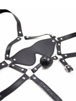 Eye Mask With Ball Gag - obrazek 4