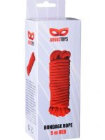 Red Bondage Rope 5m - obrazek 2