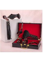 Suitcase bondage set black - obrazek 2