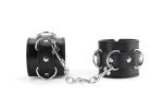 Black Wrist Cuffs - obrazek 2