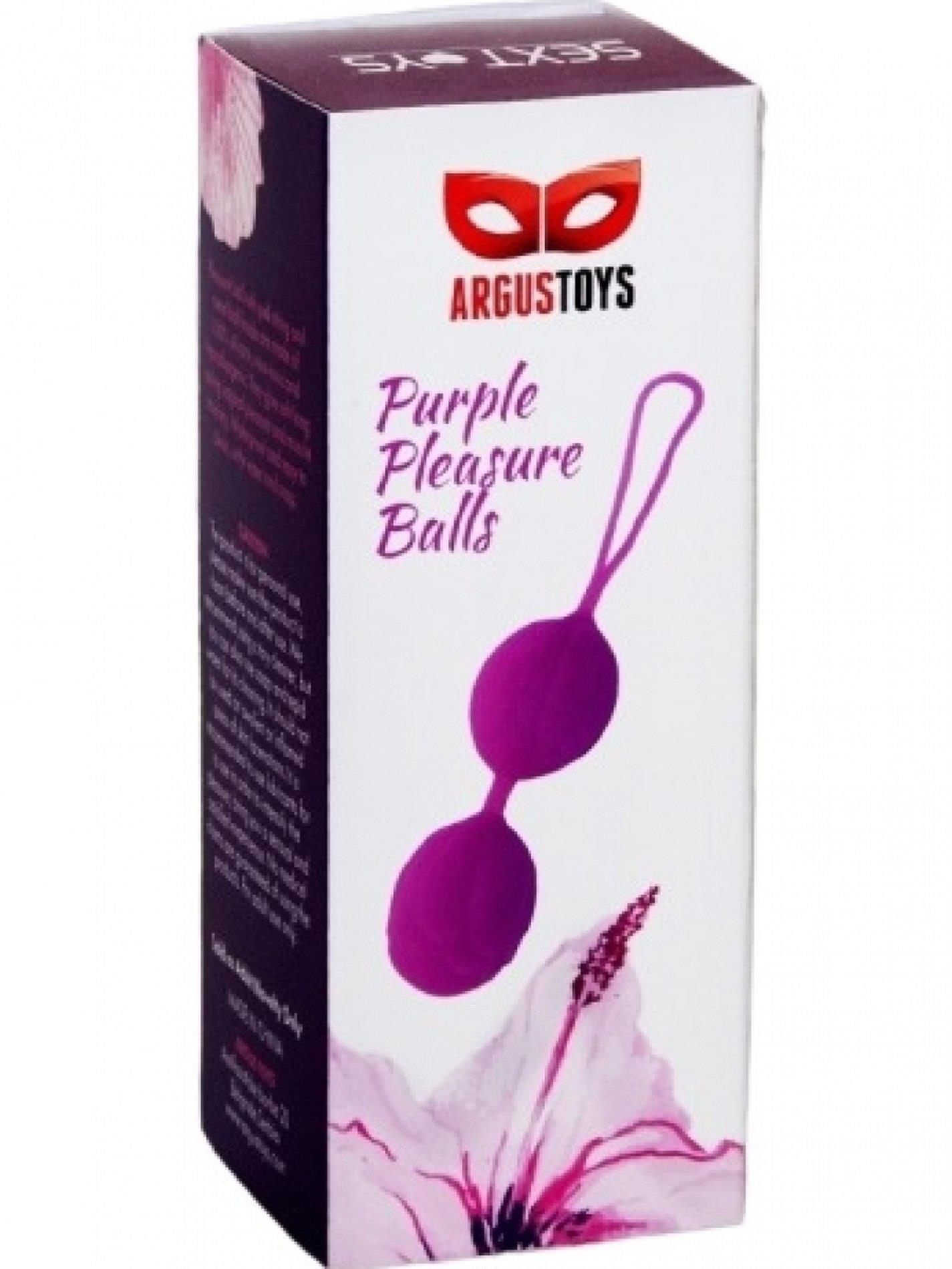 79-AT-1093 Purple Pleasure Balls - obrazek 1