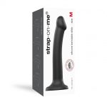 SEMI-REALISTIC DUAL DENSITY BENDABLE DILDO BLACK - M - obrazek 8