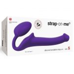 SEMI-REALISTIC BENDABLE STRAP-ON PURPLE - S - obrazek 6