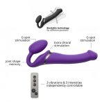VIBRATING STRAP-ON - M - PURPLE - obrazek 6