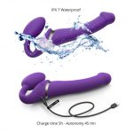 VIBRATING STRAP-ON - L - PURPLE - obrazek 7
