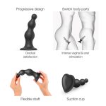 DILDO PLUG BEADS BLACK - S - obrazek 4