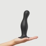 DILDO PLUG CURVY BLACK - XL - obrazek 6