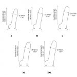 SLIDING SKIN REALISTIC DILDO FUSHIA S - obrazek 7
