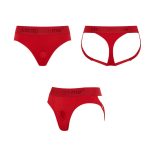 HARNESS LINGERIE HEROINE - XL - RED - obrazek 6