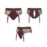 HARNESS LINGERIE DIVA - M - CHOCOLATE - obrazek 5