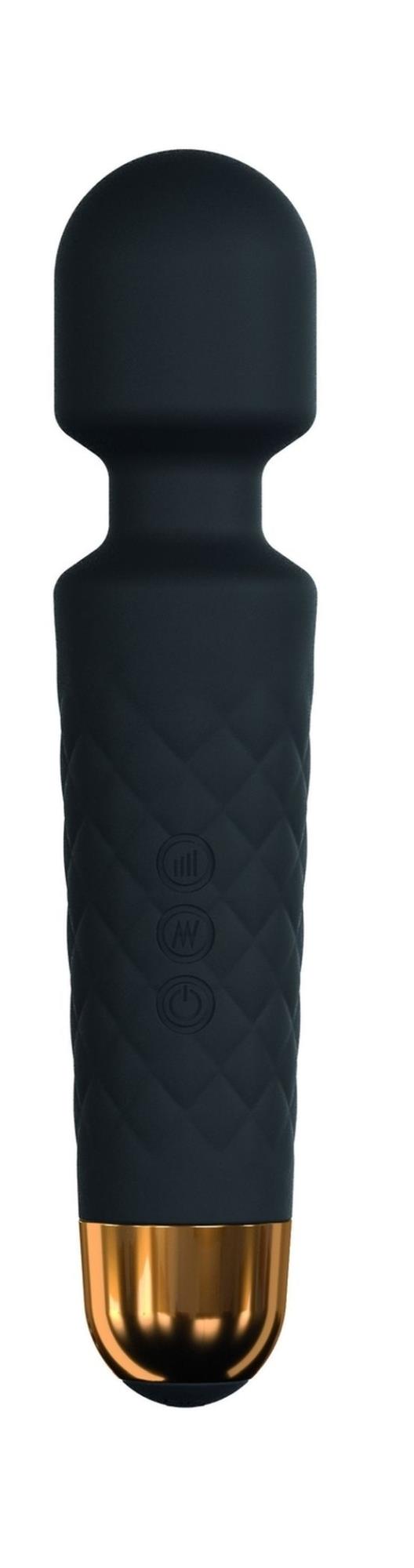 80-6071465 WANDERFUL BLACK - WAND RECHARGEABLE - obrazek 1