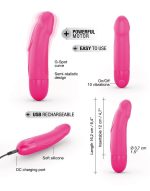 REAL VIBRATION S MAGENTA 2.0 - RECHARGEABLE - obrazek 6