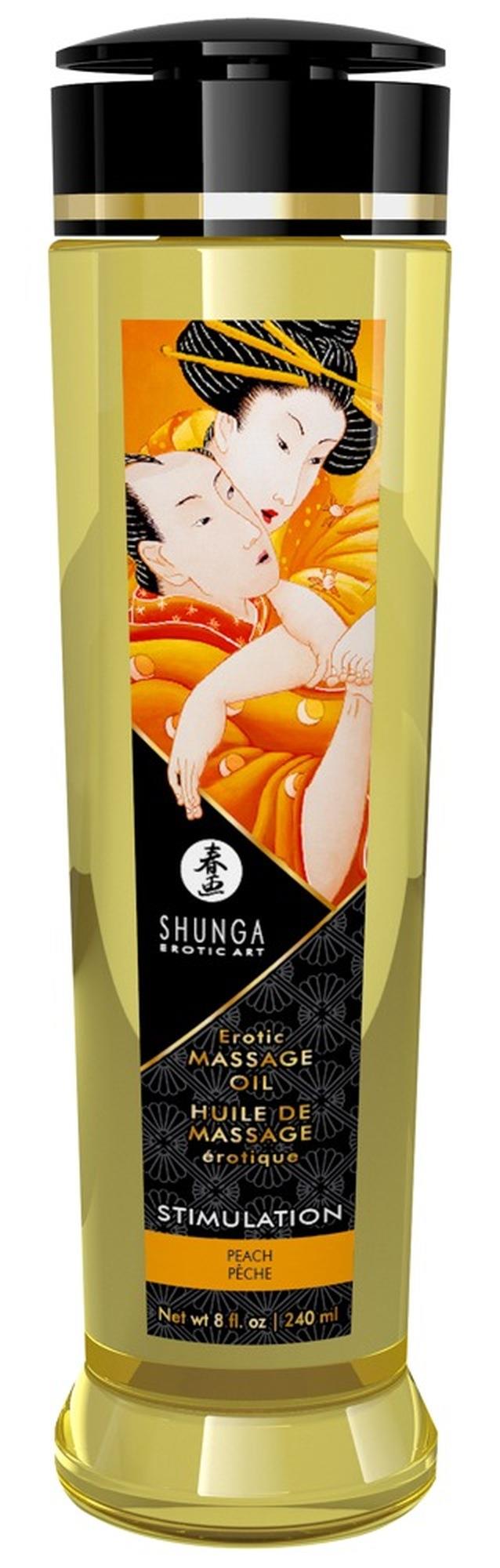 87-1203 Massage Oil Stimulation PEACH - obrazek 1
