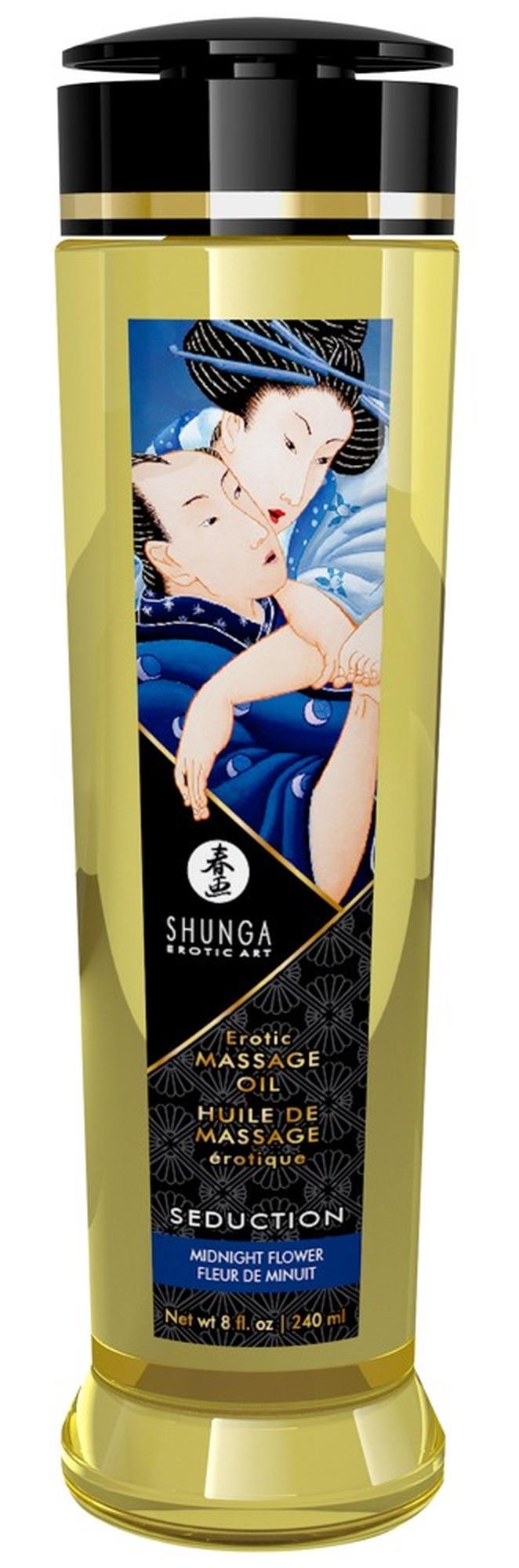 87-1219 Massage Oil Seduction Midnight Flower - obrazek 1