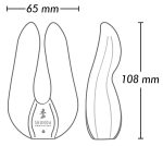 AIKO Intimate Massager Raspberry - obrazek 5