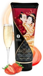 Massage Cream Sparkling Strawberry Wine - obrazek 2