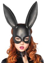 Masquerade Rabbit Mask Black - obrazek 2