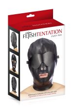 PU FETISH MOUTH HOOD - obrazek 2