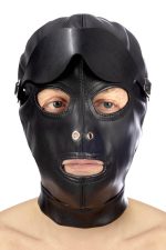 PU FETISH MOUTH HOOD - obrazek 5
