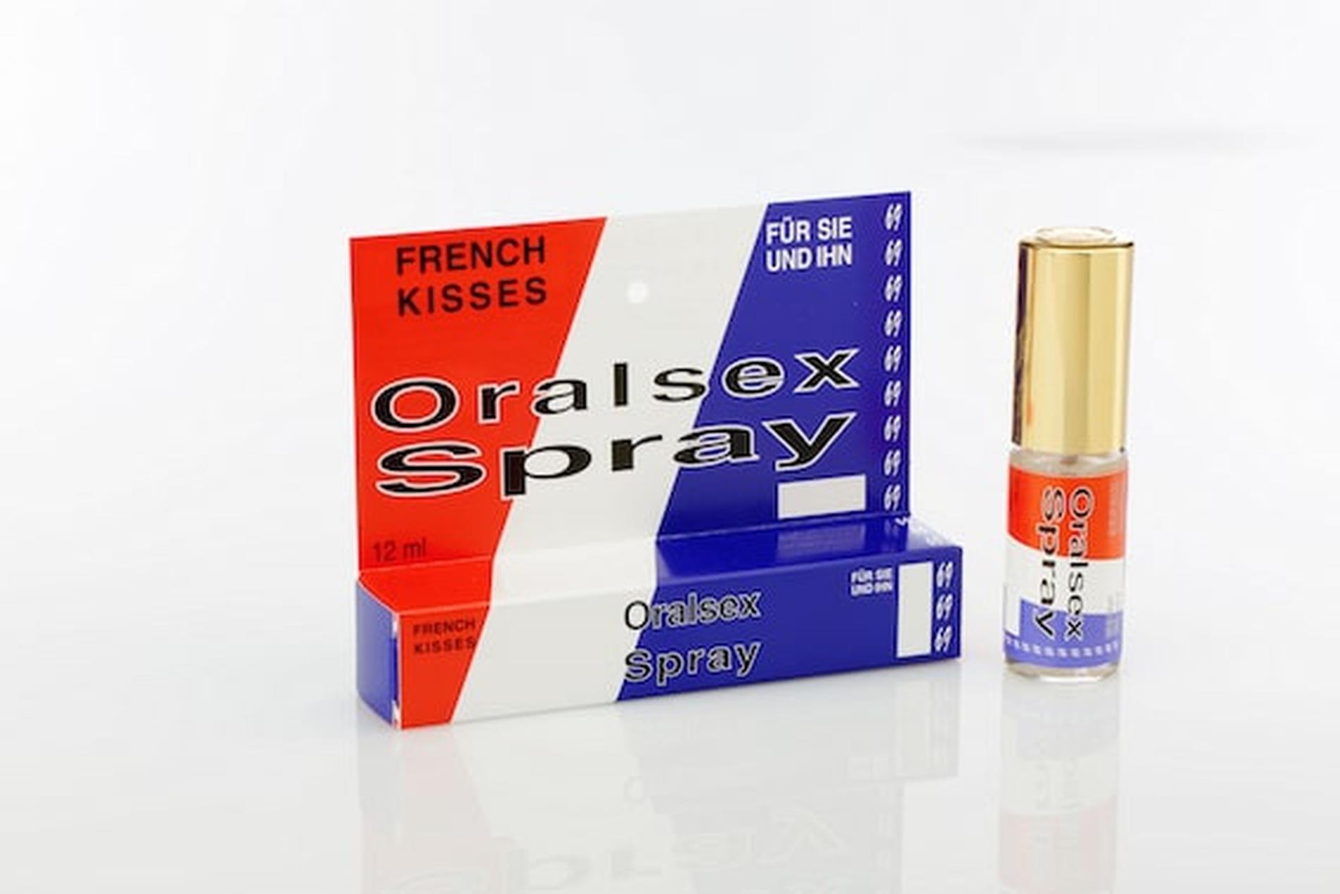 91-7117028B00_01 FRENCH KISSES ORALSEX SPRAY ERDBEERE - obrazek 1