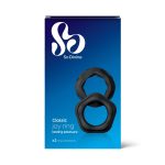 Classic Silicone Cock Rings - 2 Pack - obrazek 5