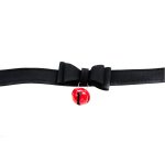 Red silicone ball gag with adjustable straps - obrazek 8