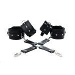 Black hogtie with comfy wrist and ankle cuffs - obrazek 3