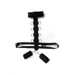 Harness with adjustable neck, belt and breastplate with rings - obrazek 5
