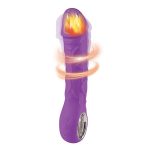 Purple vibrator - 10 different modes of vibration and heating function - obrazek 4