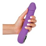 Purple vibrator - 10 different modes of vibration and heating function - obrazek 5
