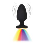 LED Light vibrating anal plug - obrazek 4