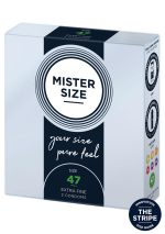 MISTER SIZE 47mm Condoms 3pcs Natural - obrazek 2