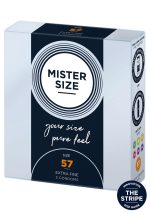 MISTER SIZE 57mm Condoms 3pcs Natural - obrazek 2