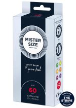 MISTER SIZE 60mm Condoms 10pcs Natural - obrazek 2