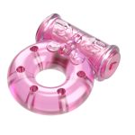 Vibrating Cock Ring & Condom Set – Pink - obrazek 4