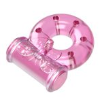 Vibrating Cock Ring & Condom Set – Pink - obrazek 5