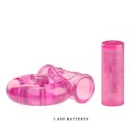 Vibrating Cock Ring & Condom Set – Pink - obrazek 7