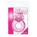 BAILE - Vibrating Cock Ring Bear Pink - obrazek 7