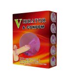 BAILE - Cockring VIBRATOR & CONDOM - obrazek 7