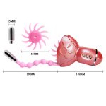 BAILE- ROLLING FUN, 12 vibration functions 6 rotation functions Bendable - obrazek 6
