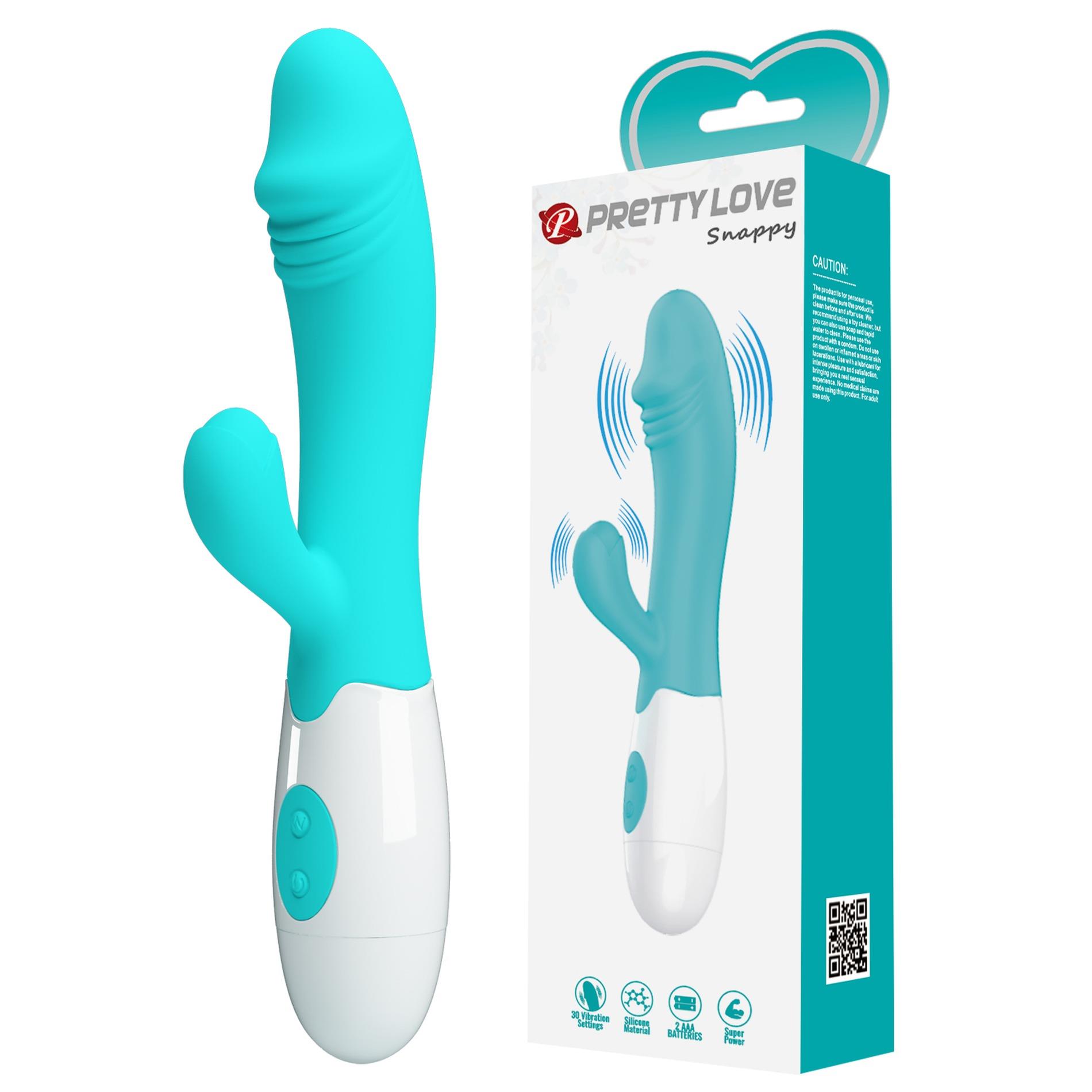 BI-014173-A1 PRETTY LOVE - Snappy light blue, 30 vibration functions - obrazek 1