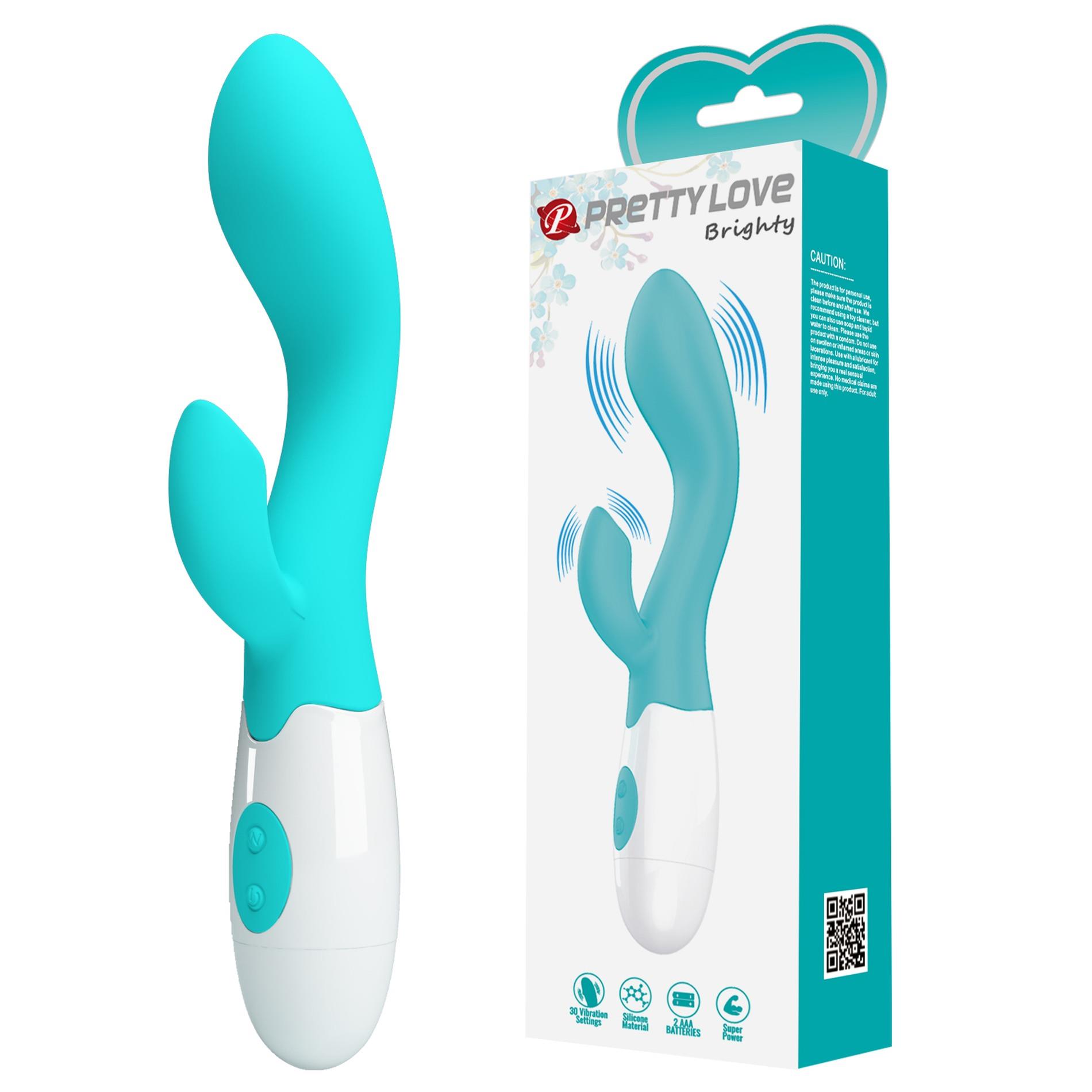BI-014174-A1_01 PRETTY LOVE - Brighty light blue, 30 vibration functions - obrazek 1