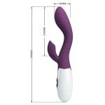 PRETTY LOVE - Brighty dark purple, 30 vibration functions - obrazek 8