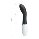PRETTY LOVE - Bishop black, 30 vibration functions - obrazek 8